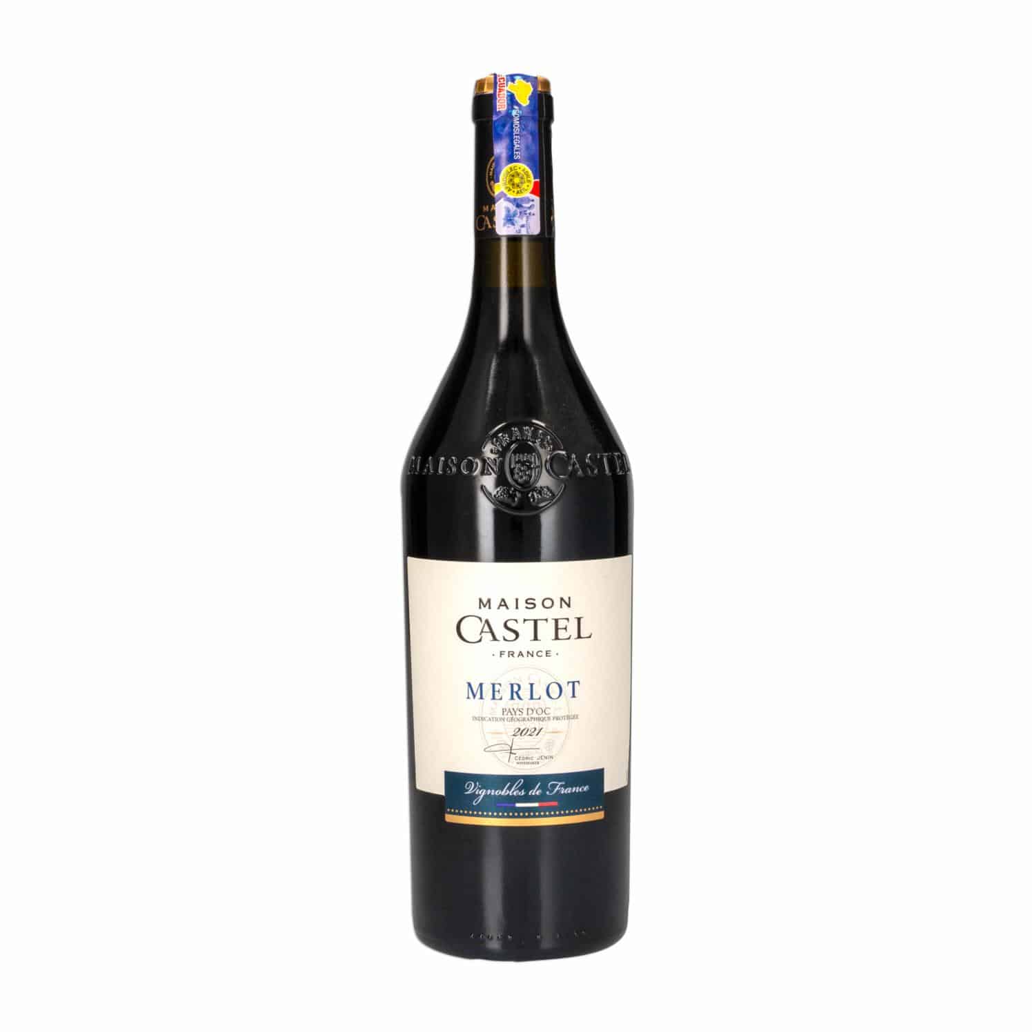 Vino Tinto Merlot Maison Castel 750 Ml