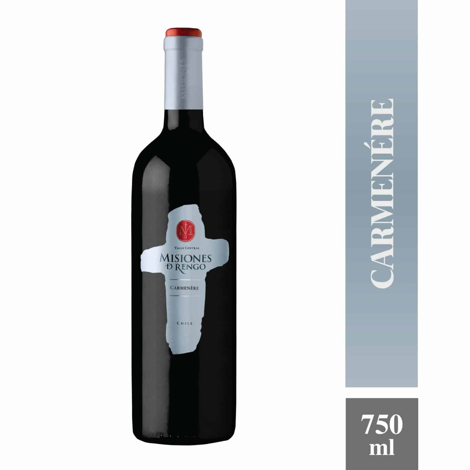 Vino Tinto Carmenere Misiones De Rengo 750 Ml