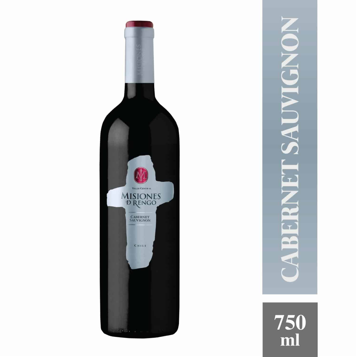 Vino Tinto Cabernet Sauvignon Misiones De Rengo 750 Ml