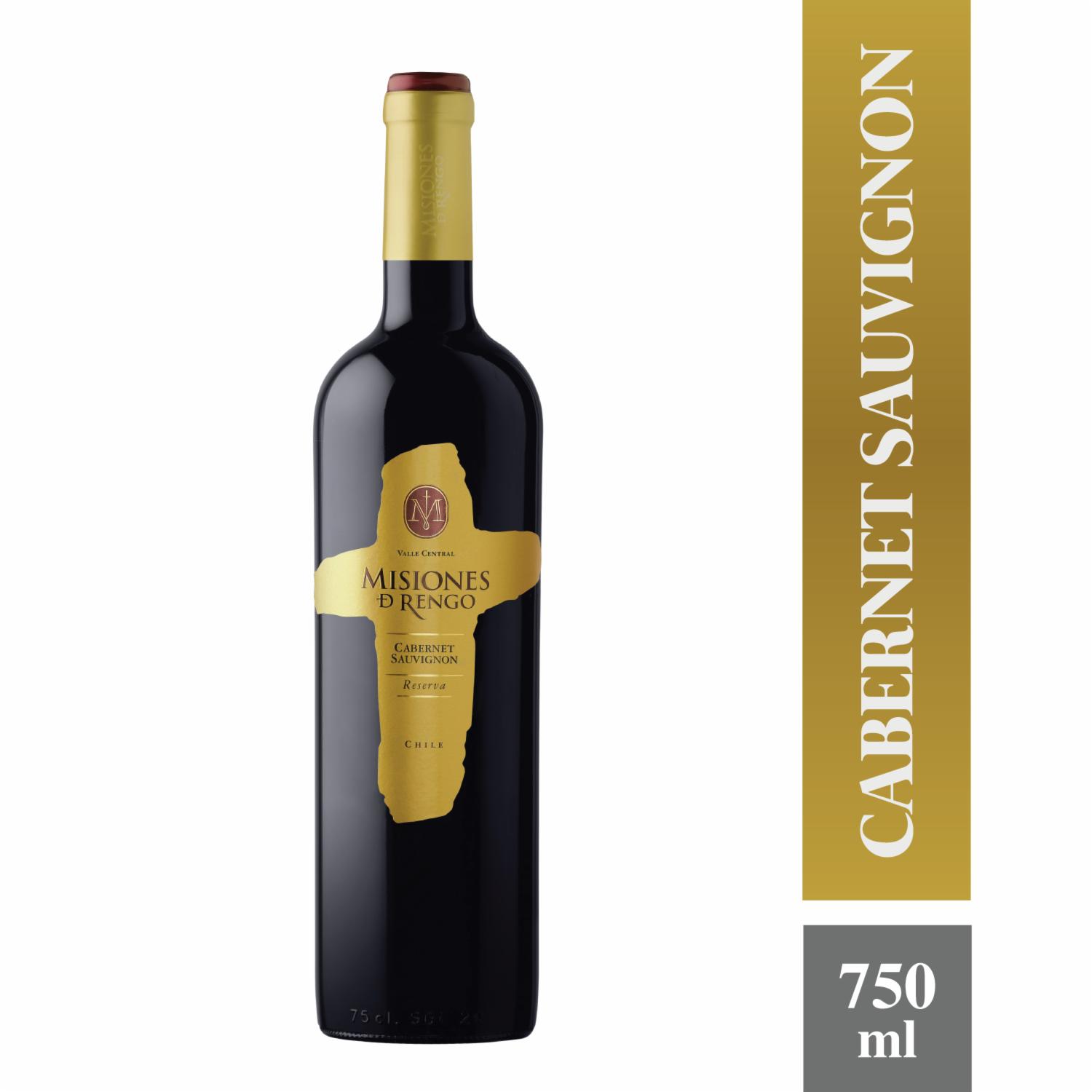 Vino Tinto Reserva Cabernet Sauvignon Misiones De Rengo 750 Ml