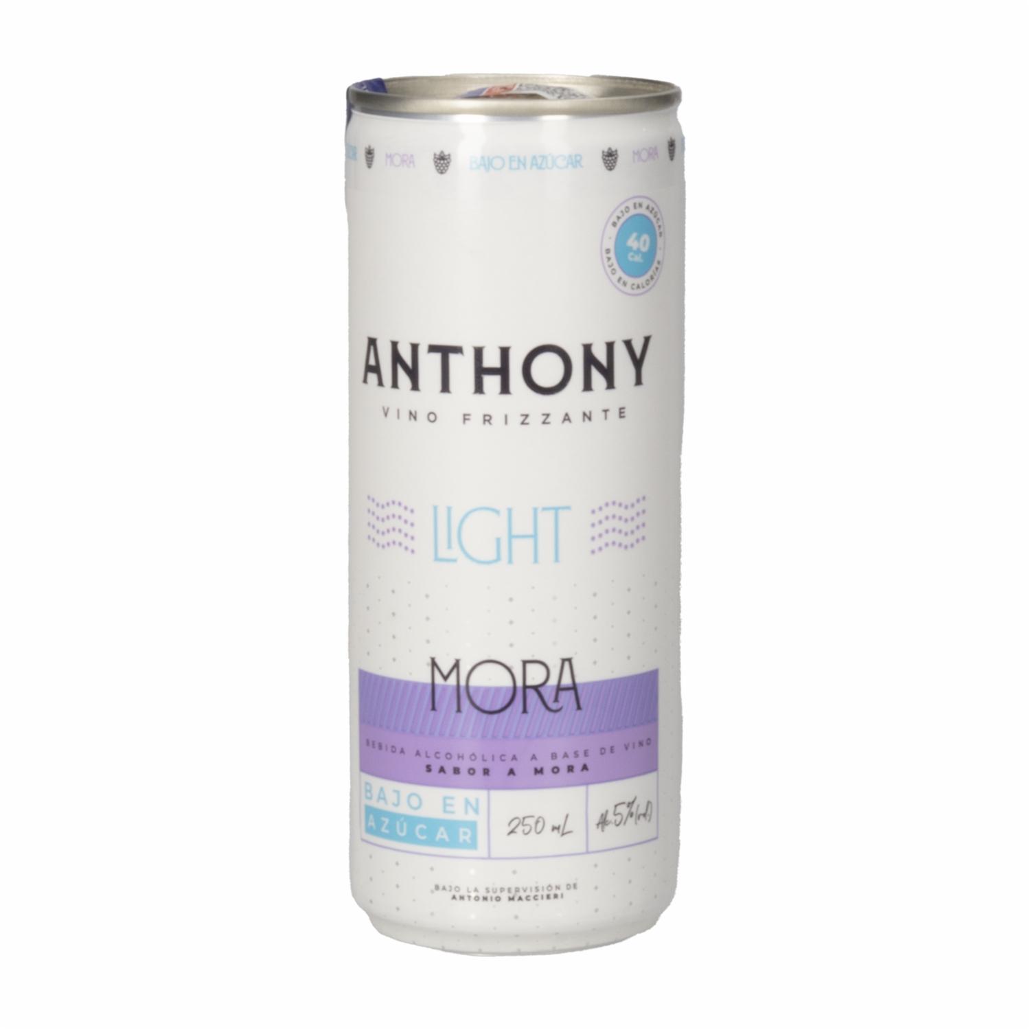 Vino Frizante Light En Lata Anthony 250 Ml