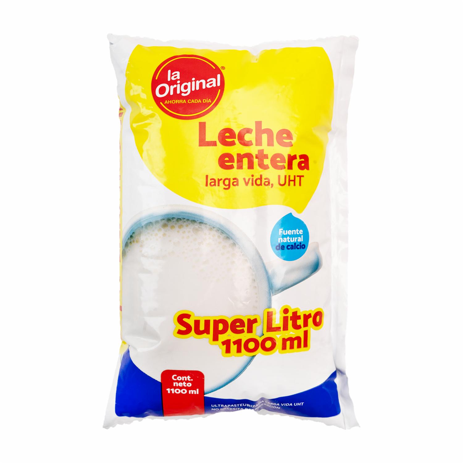 Leche Entera Superlitro LA ORIGINAL 1100 ML