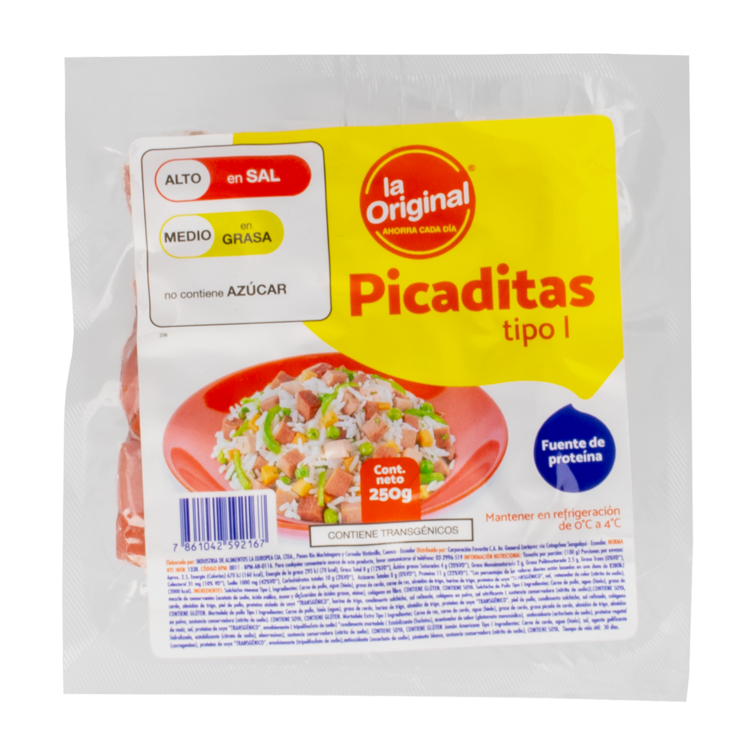 Picadita De Embutidos LA ORIGINAL 250 G