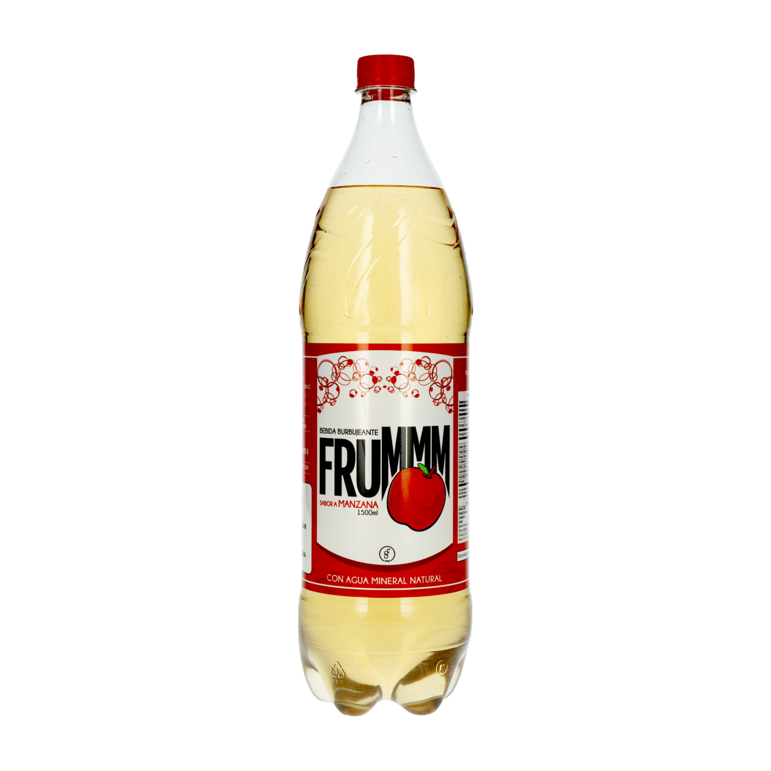 Agua Sabor A Manzana FRUMMM 1500 Ml