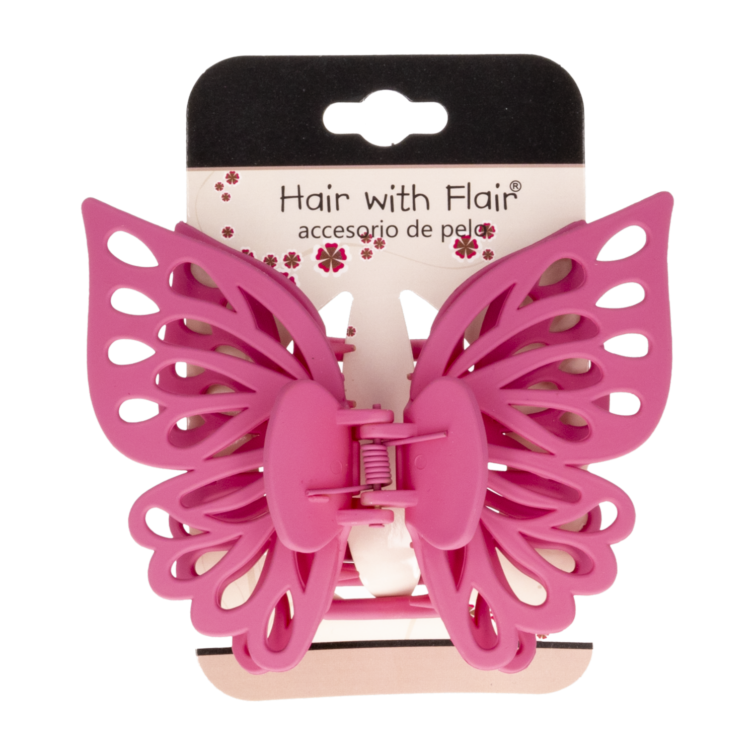 Vinchas De Cabello Tipo Clip De Mariposa Rosada HAIR WITH FLAIR Unidad