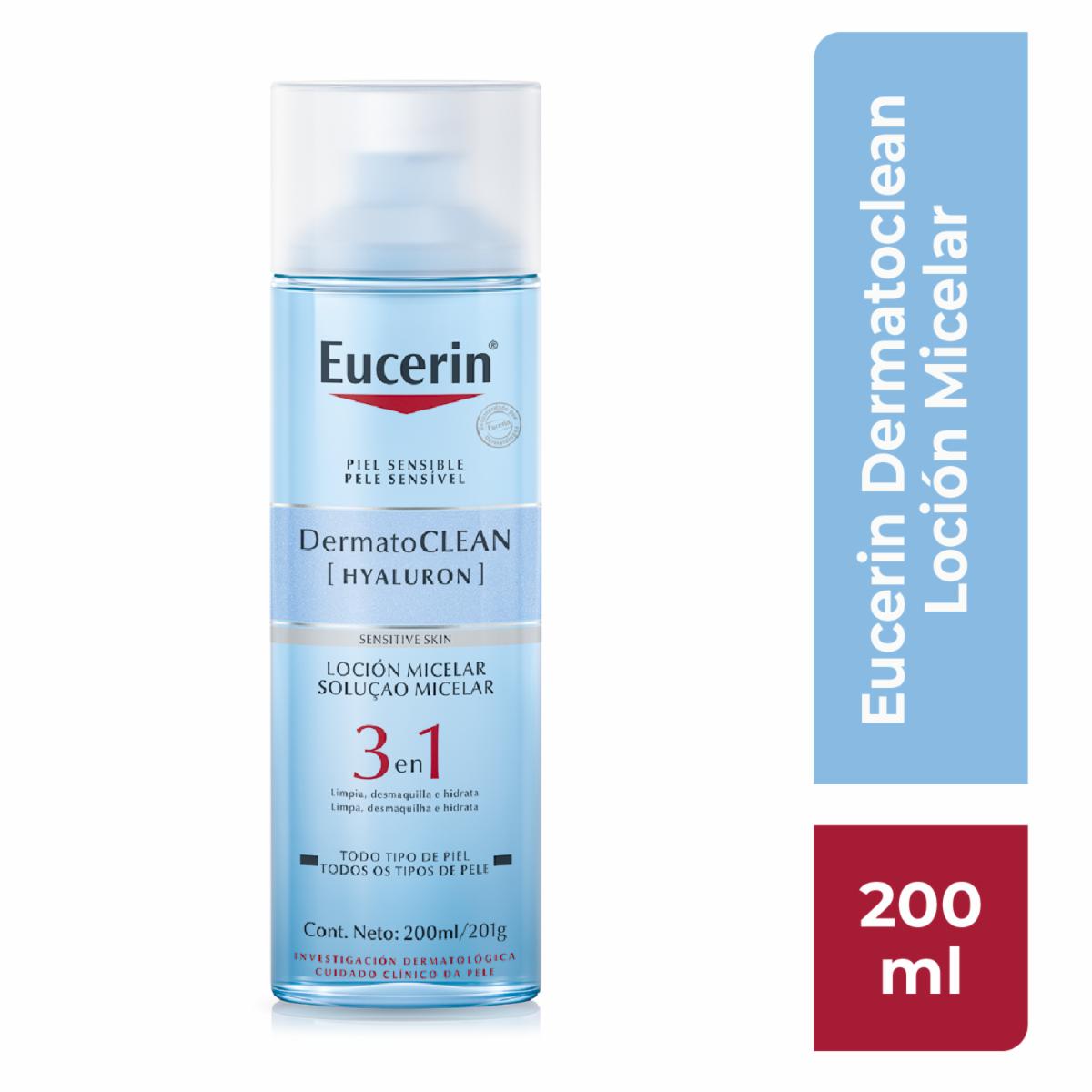 Limpiador Facial Loción Micelar Dermatoclean EUCERIN 200 Ml