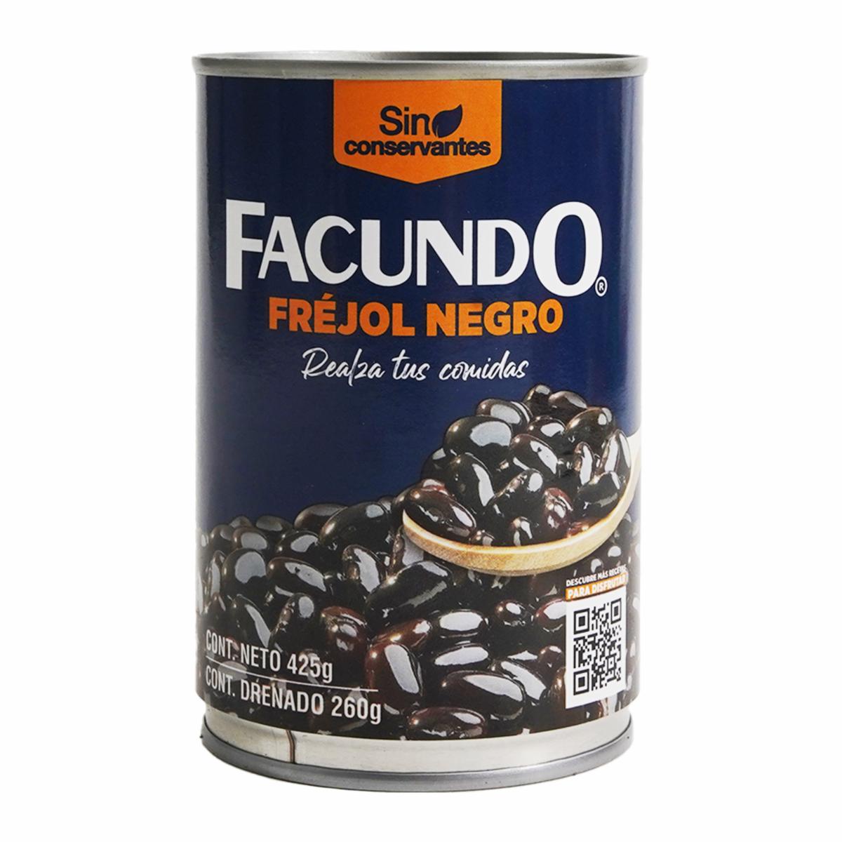 Fréjol Negro FACUNDO 425 G