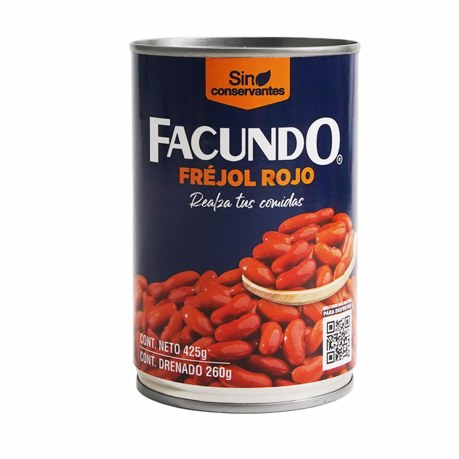 Fréjol Rojo FACUNDO 425 G