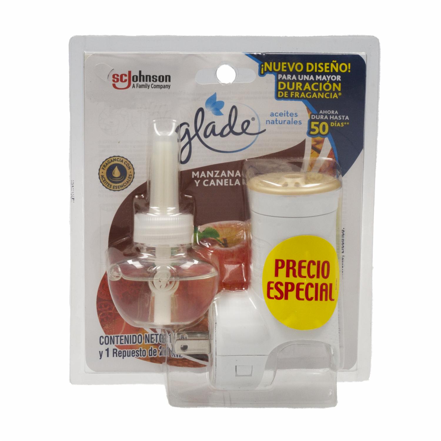 Desodorante Ambiental Aceites Naturales Manzana & Canela GLADE 21 Ml