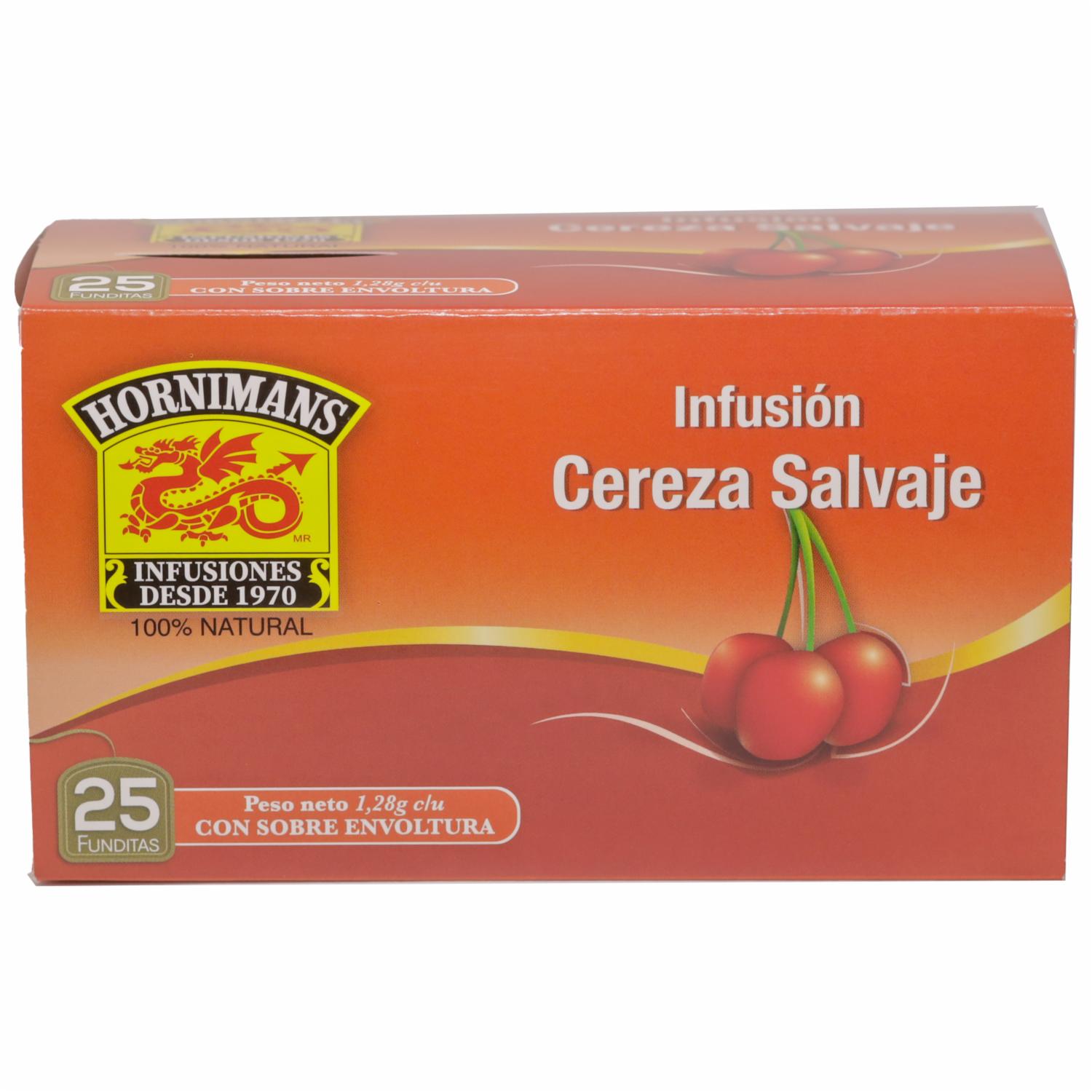 Infusión Cereza Salvaje HORNIMANS 25 X 1.28 G
