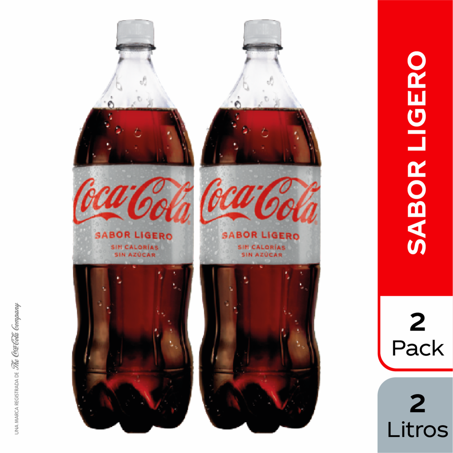 Bebida Gaseosa Light Sin Calorías COCA-COLA 2 X 2000 Ml