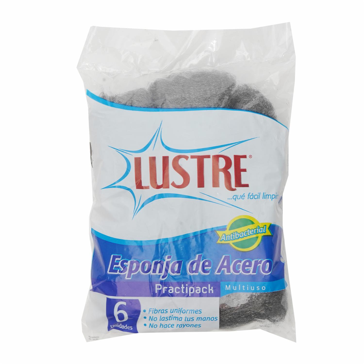 Esponja De Acero LUSTRE X 6 Uds