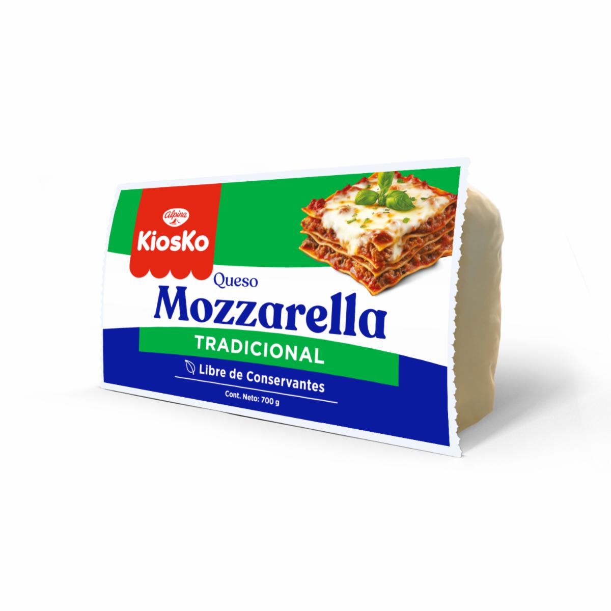 Queso Mozzarella Con Calcio KIOSKO 700 G