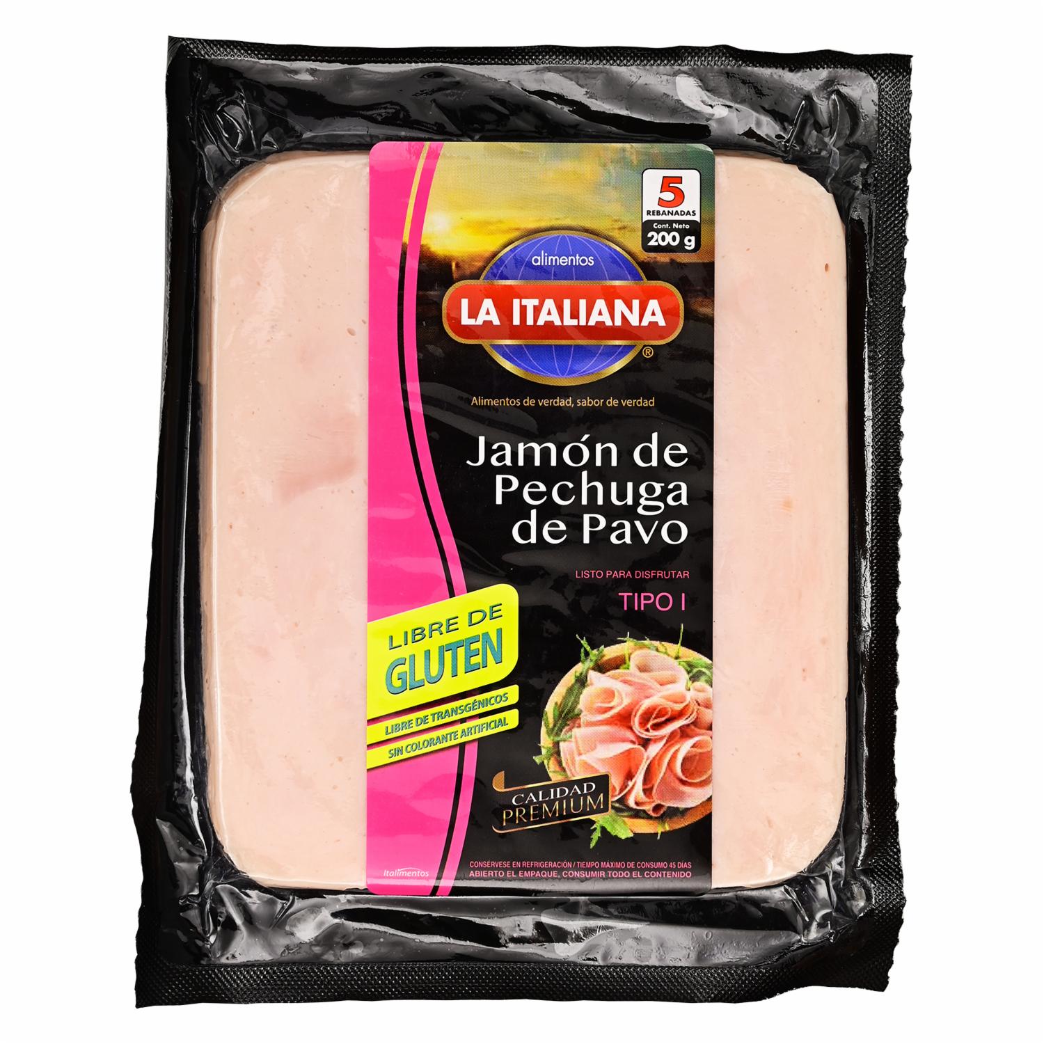 Jamón De Pavo LA ITALIANA 200 G