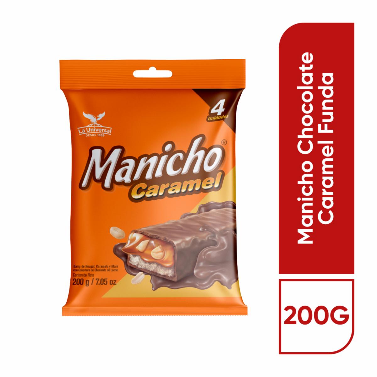 Chocolate Caramel En Funda MANICHO 200 G