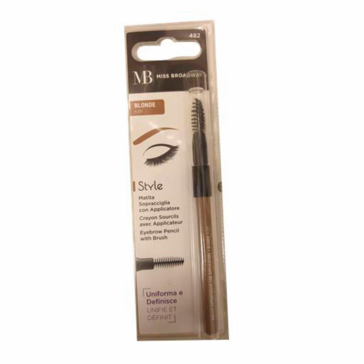 Delineador De Cejas Blonde MISS BROADWAY Unidad
