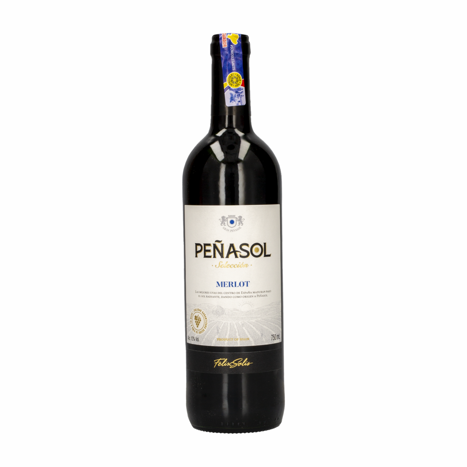 Vino Tinto Merlot Selección PEÑASOL 750 Ml