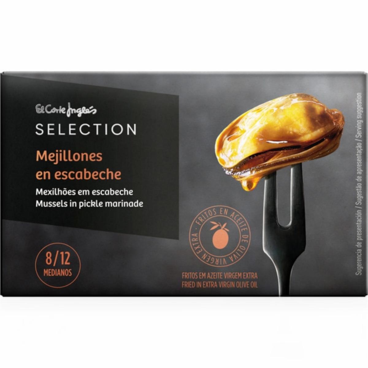 Mejillones En Escabeche DOP Mejillón De Galicia EL CORTE INGLÉS 111 G
