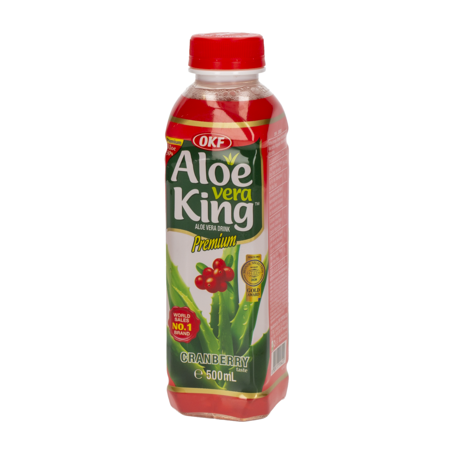 Bebida De Aloe Sabor Arándano Rojo OKF 500 Ml