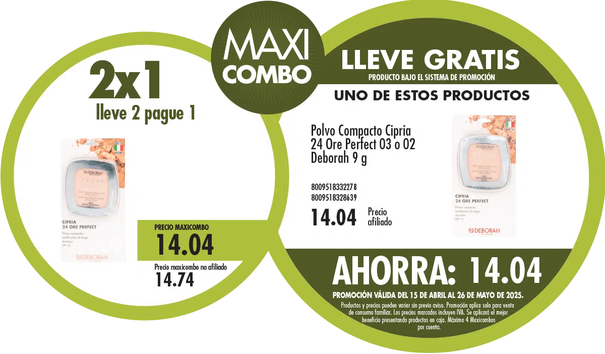 Maxicombo 8 2×1