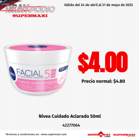 Nivea Cuidado Aclarado 50ml