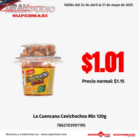 La Cuencana Cevichochos Mix 120g