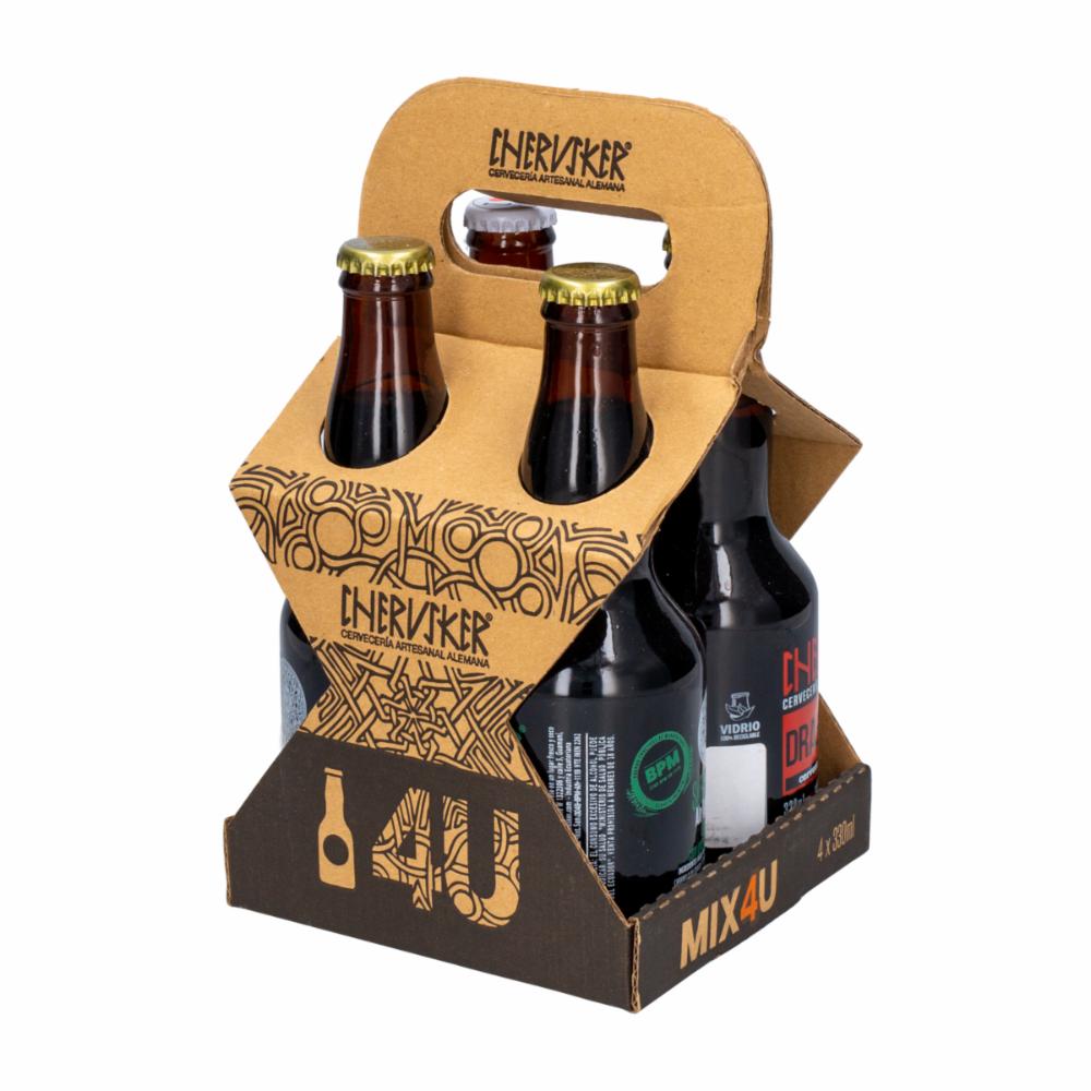 Cerveza Mix Cherusker 4 X 330 Ml