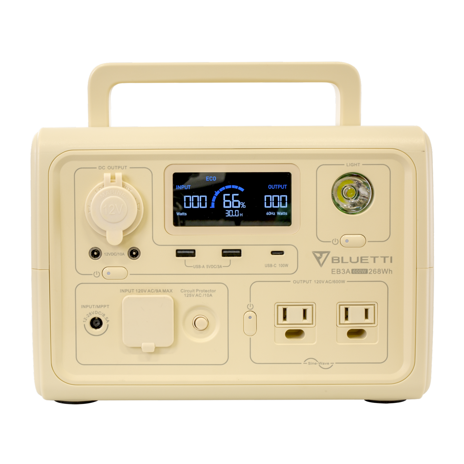 Estación De Poder Portable 268Wh BLUETTI 600 W