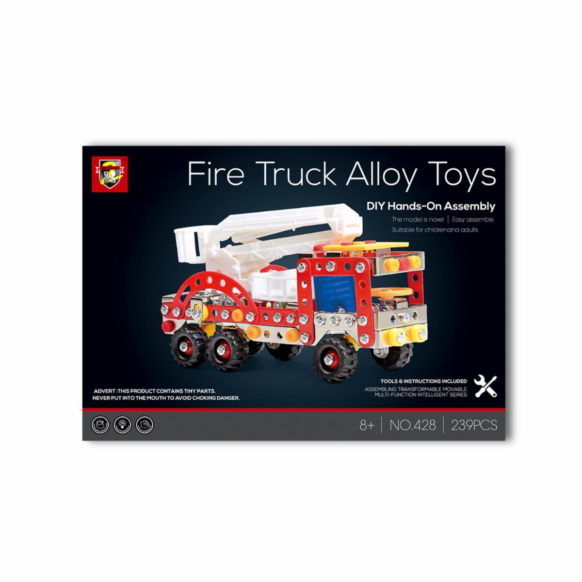 Kit Para Armar Camión De Bomberos ASSEMBLY TOYS 239 Piezas