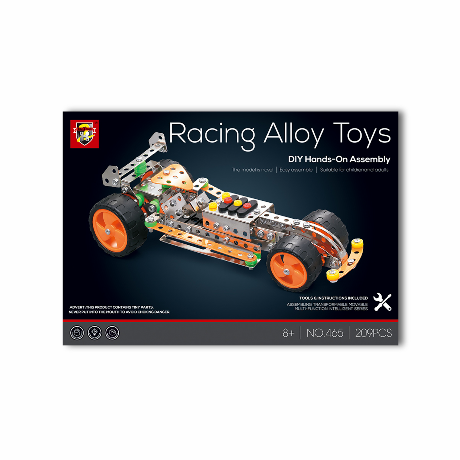 Kit Para Armar Coche De Carreras ASSEMBLY TOYS 209 Piezas