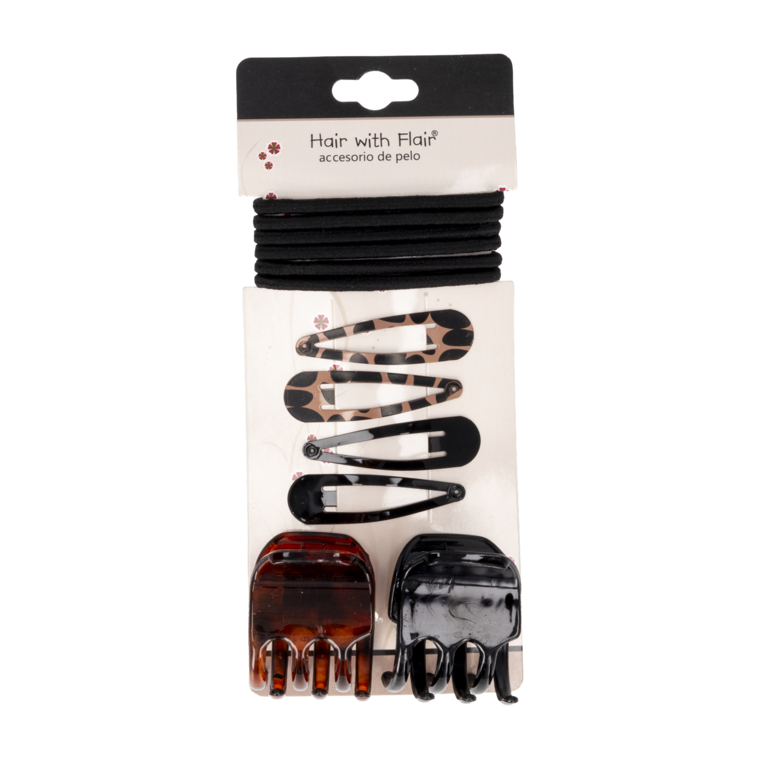 Accesorios Para Cabello Tipo Clip y Ligas HAIR WITH FLAIR Set