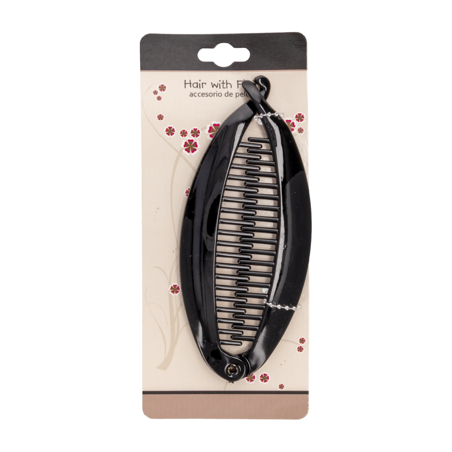Vinchas De Cabello Tipo Clip Negra HAIR WITH FLAIR Banana
