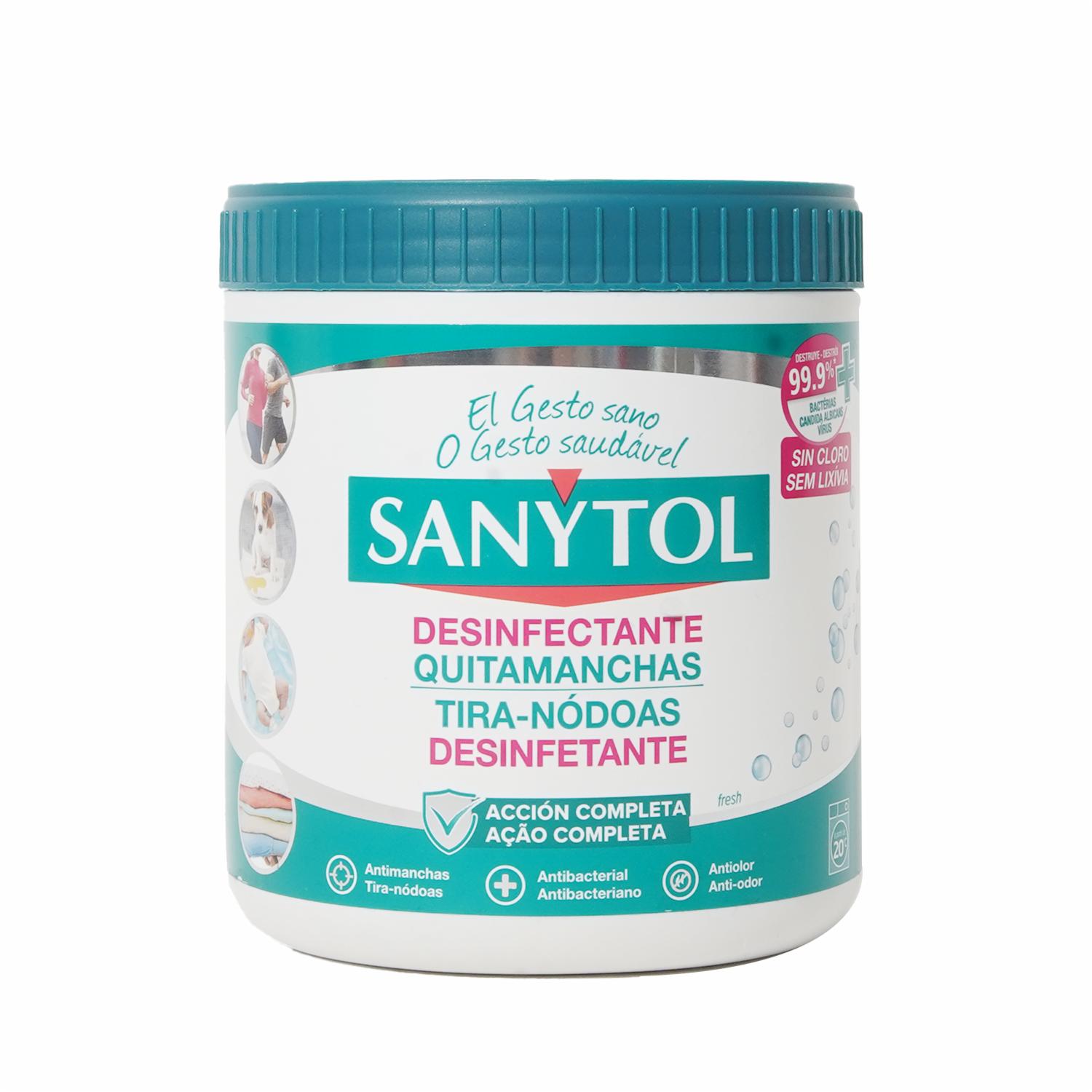 Quitamanchas Desinfectante De Ropa SANYTOL 450 G