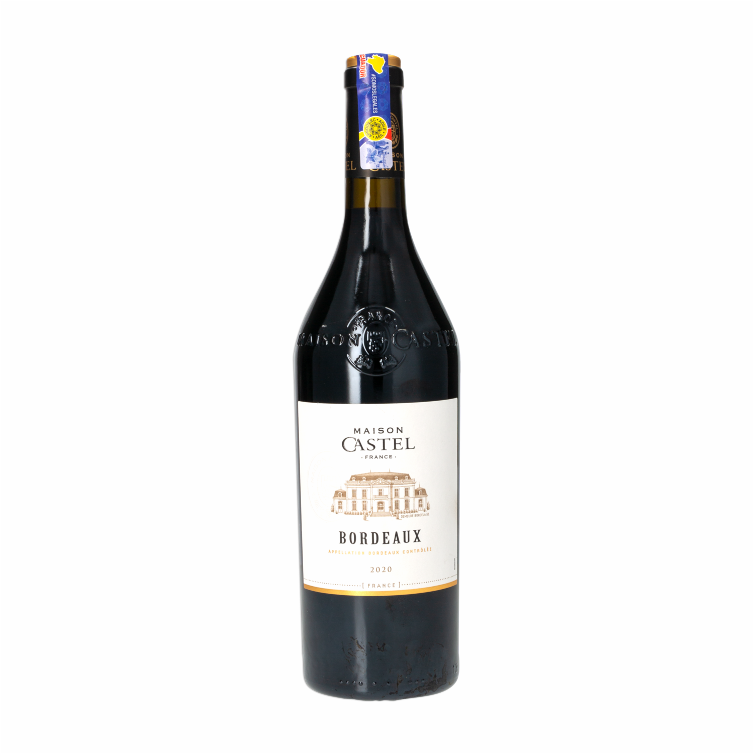 Vino Tinto Bordeaux Merlot MAISON CASTEL 750 Ml