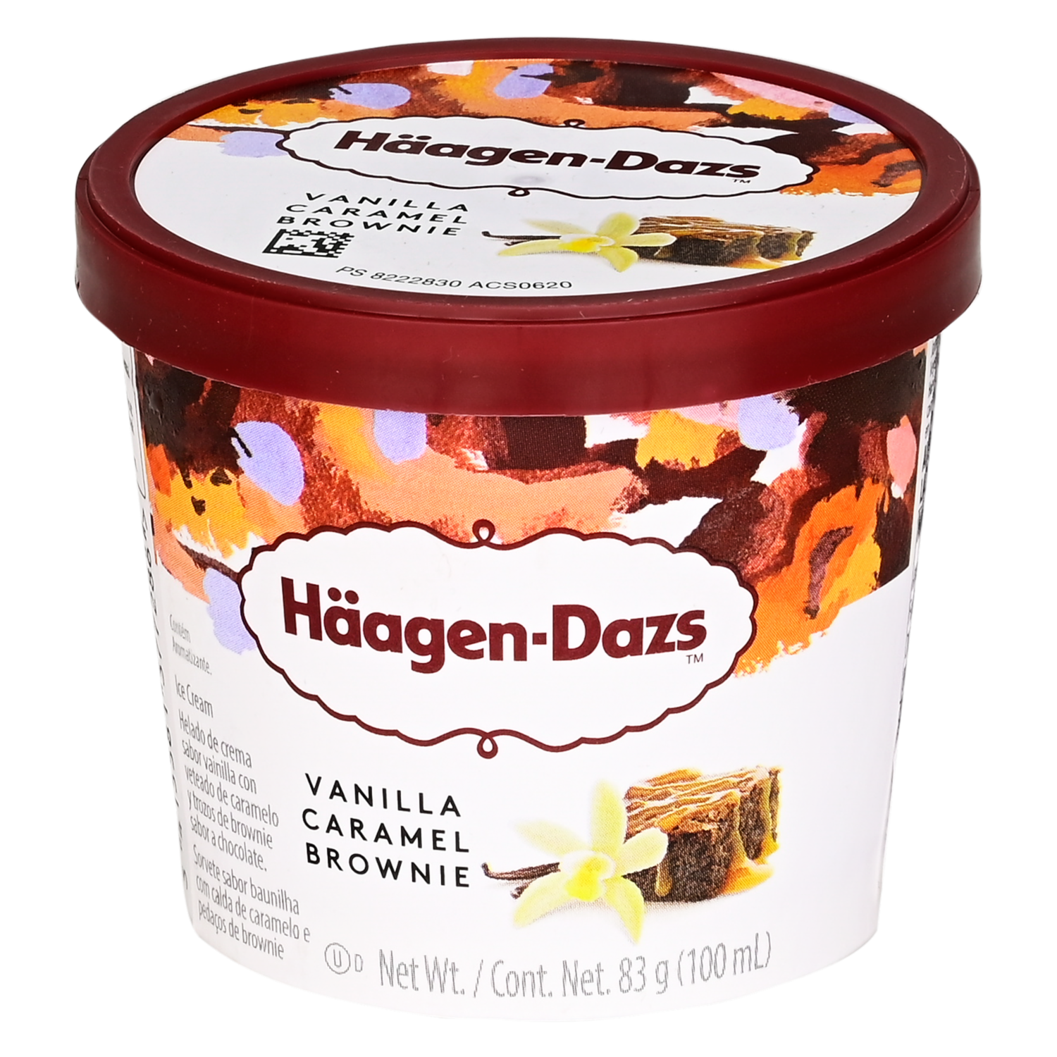 Helado De Vainilla Caramelo Y Brownie HÄAGEN-DAZS 100 Ml