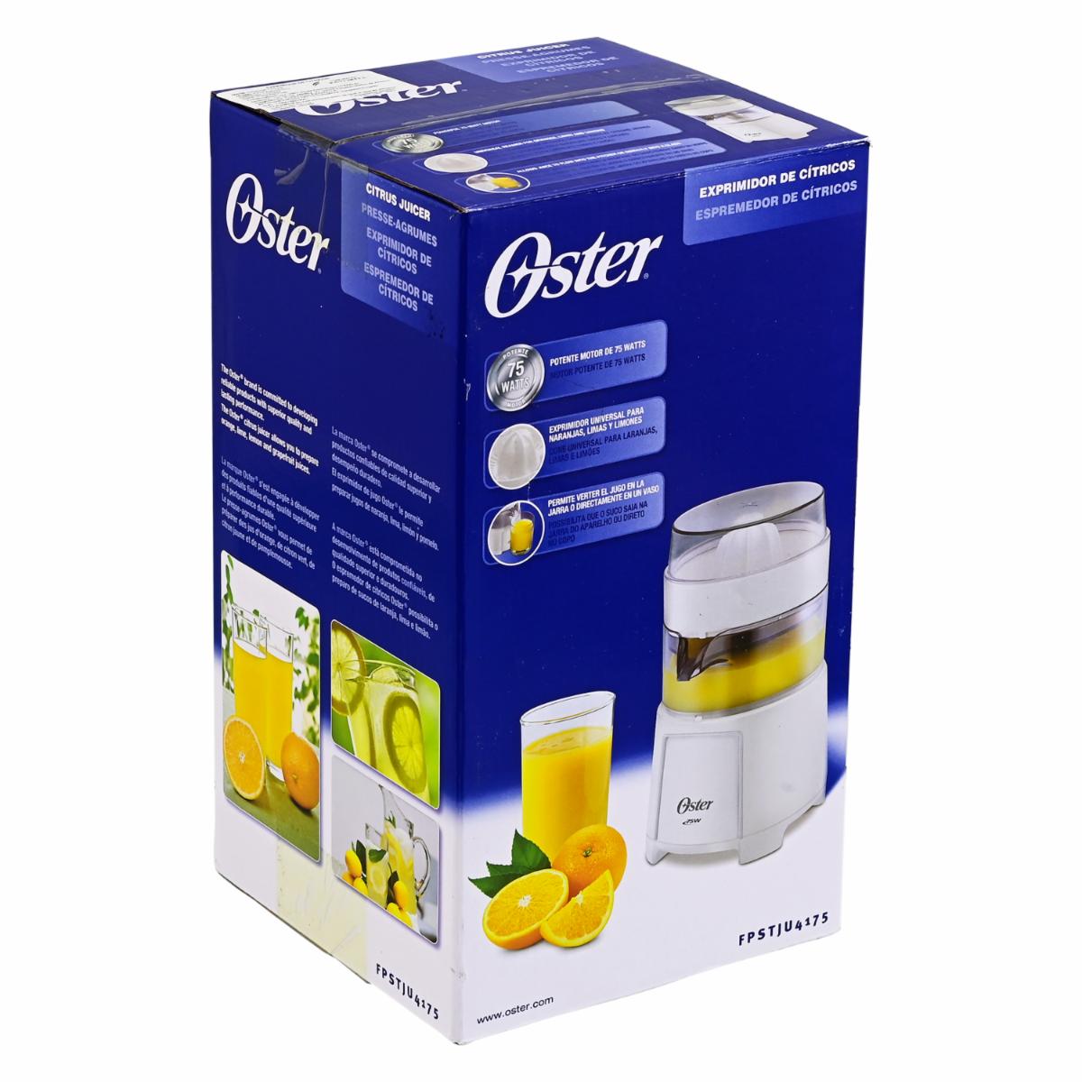 Exprimidor De Cítricos Fpstju4175 Blanco OSTER 75 Watts