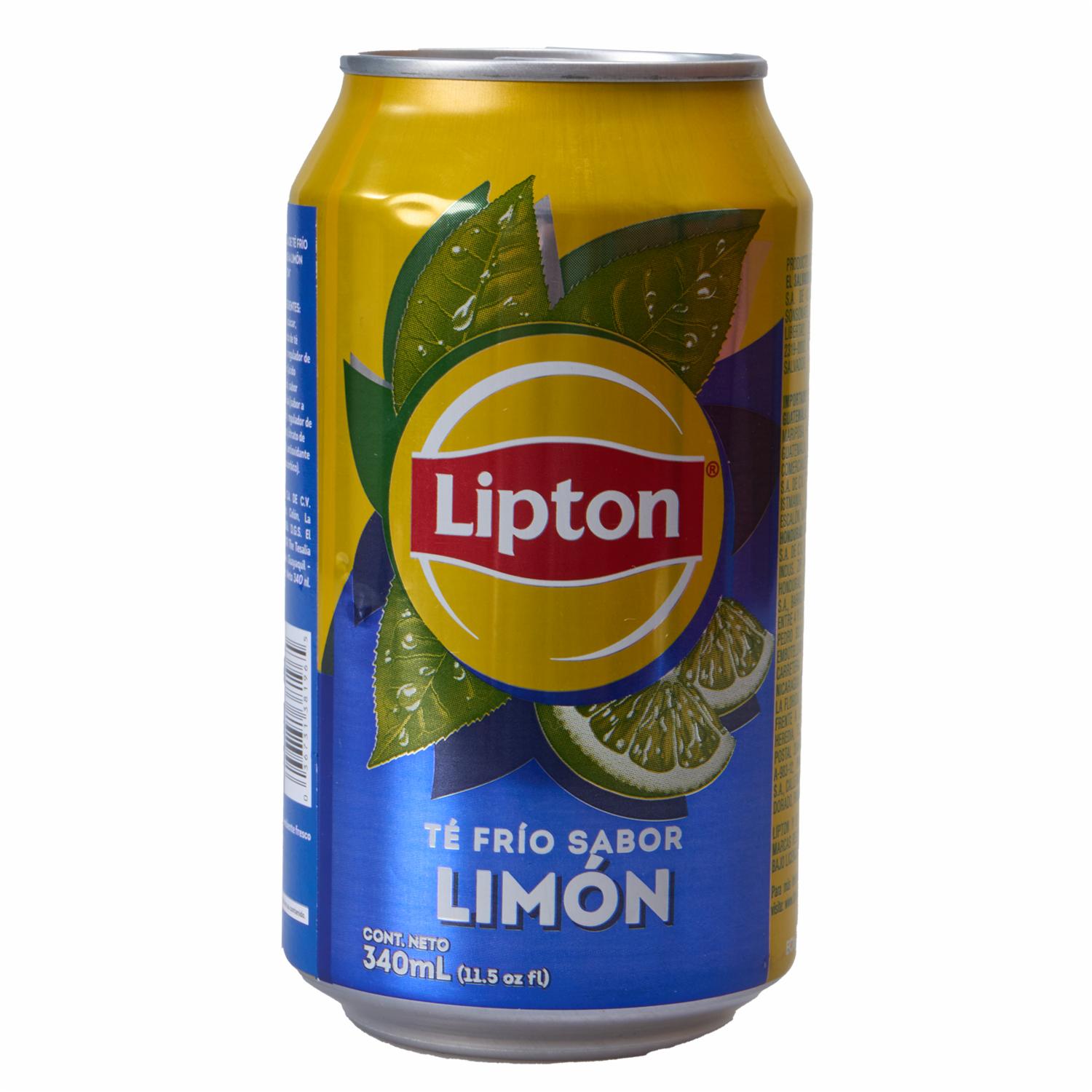 Té Frio De Limón En Lata LIPTON 340 Ml