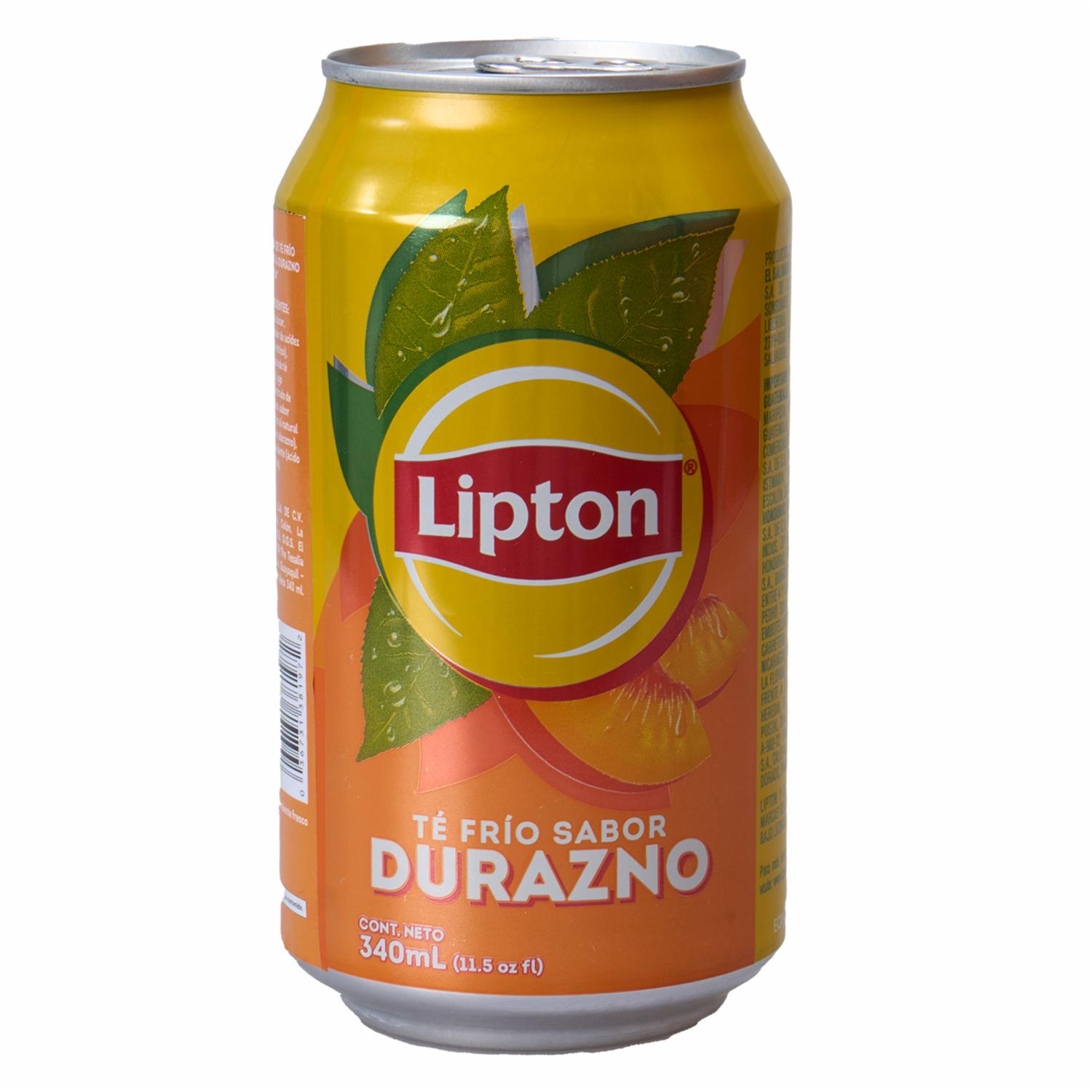 Té Frio De Durazno En Lata LIPTON 340 Ml