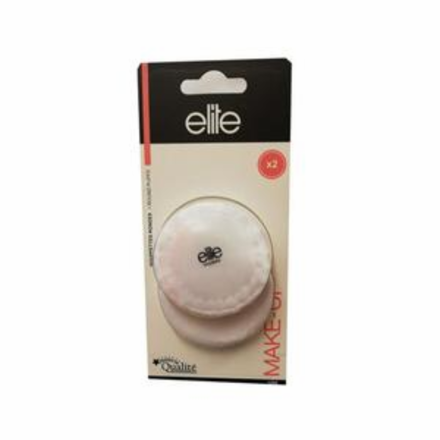 Esponjas De Maquillaje Para Aplicación De Polvo Suelto ELITE X 2 Unidades