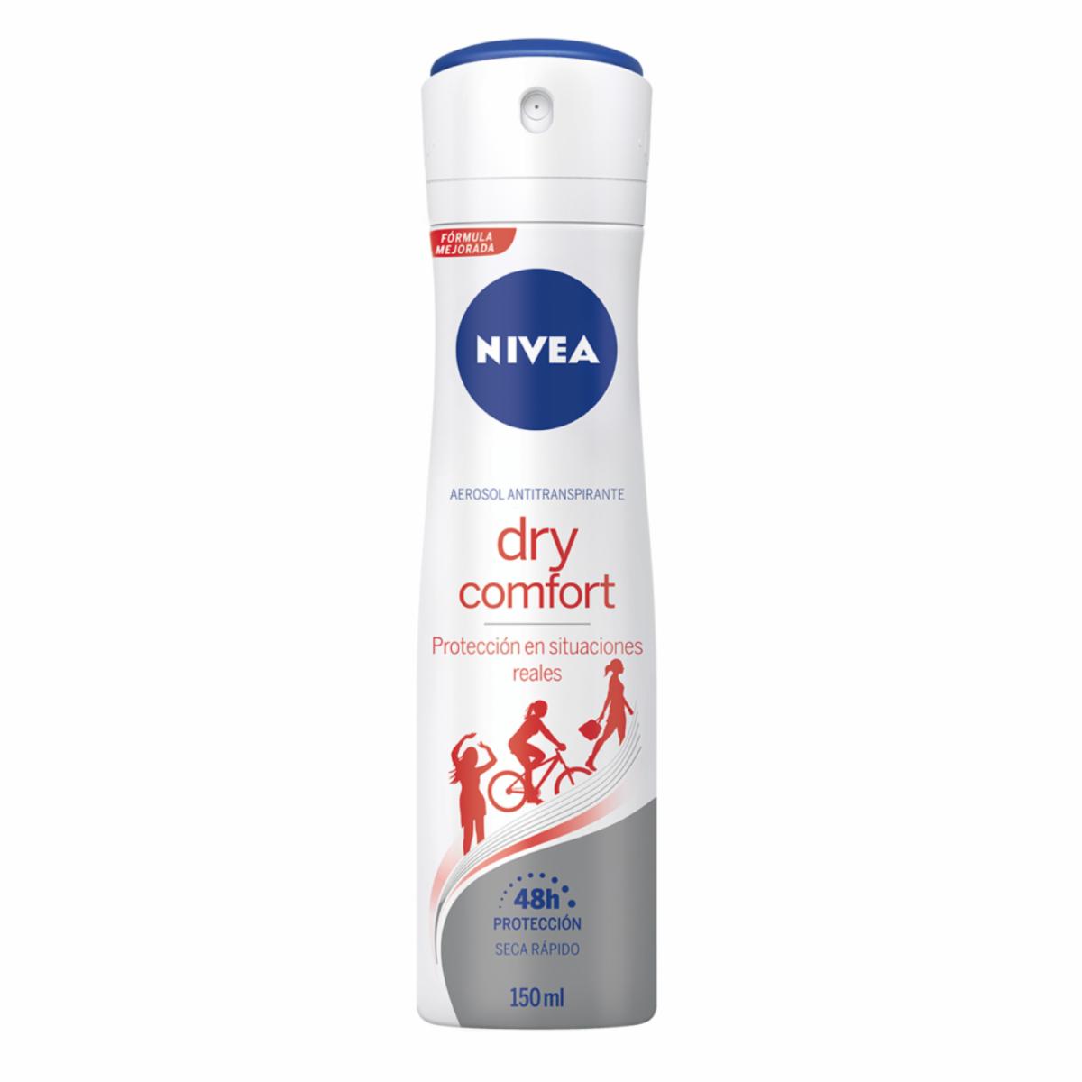 Desodorante En Aerosol Dry Comfort NIVEA 150 Ml