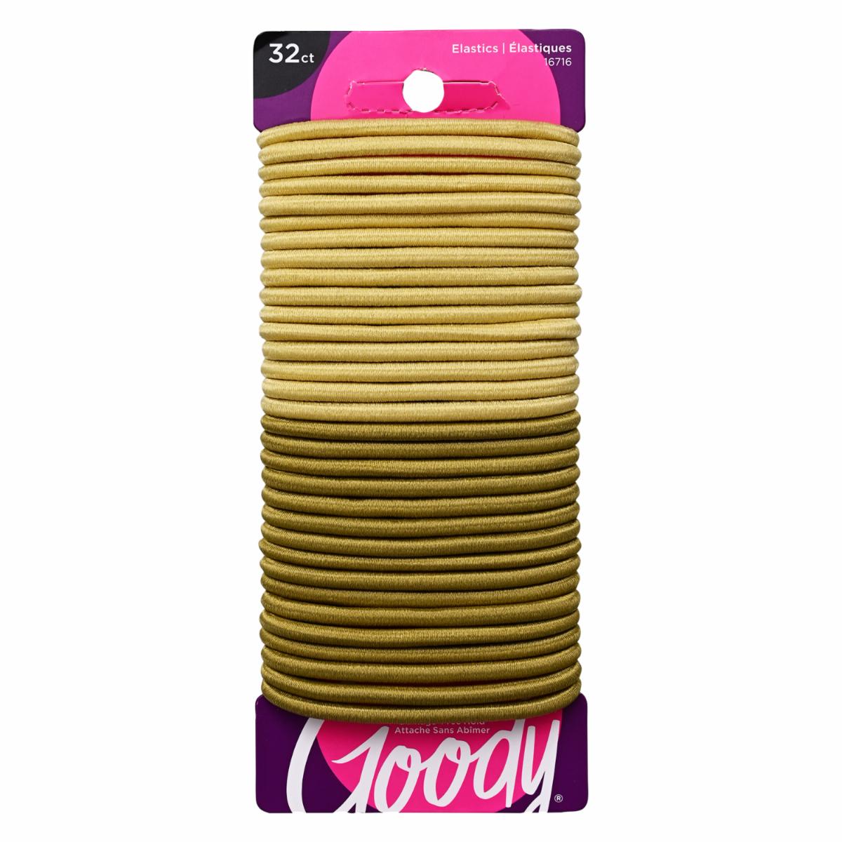 Vinchas De Cabello Tipo Elástico Beige GOODY 32 Unidades