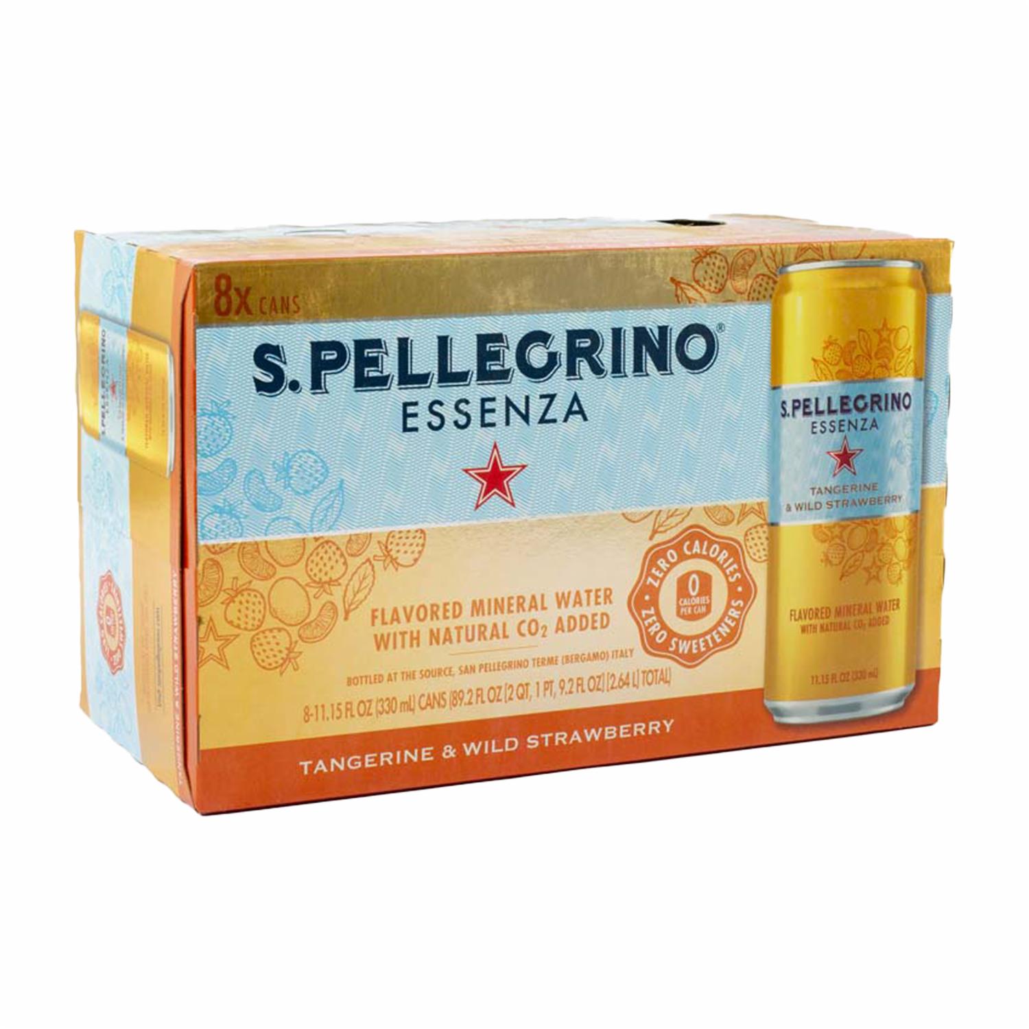 Bebida De Mandarina Y Fresa Salvaje 8Pack S.PELLEGRINO 8 X 330 ml