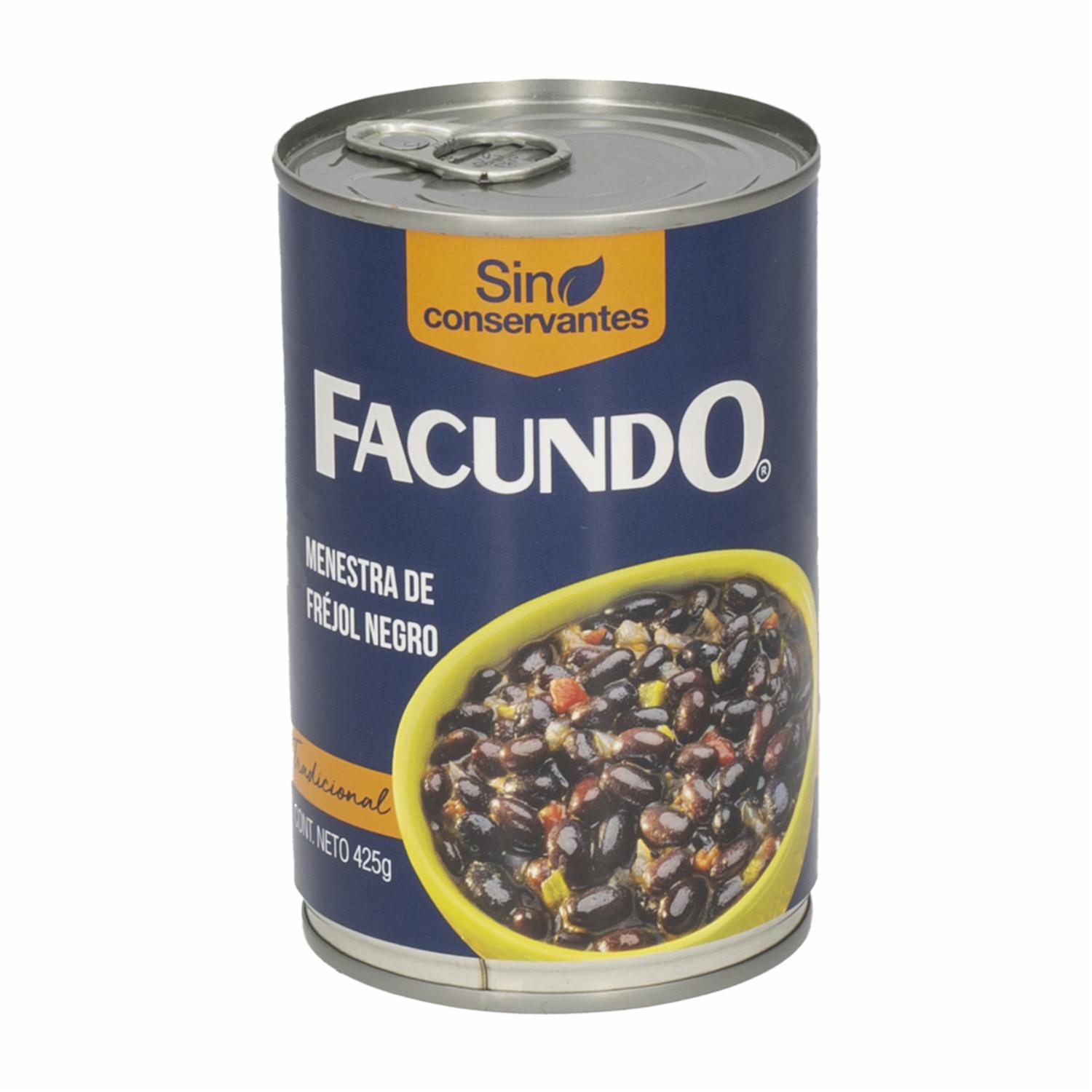 Menestra De Frejol Negro FACUNDO 425  G