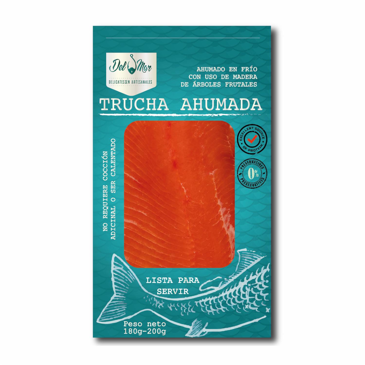Trucha Ahumada En Frío DEL MAR 200 G