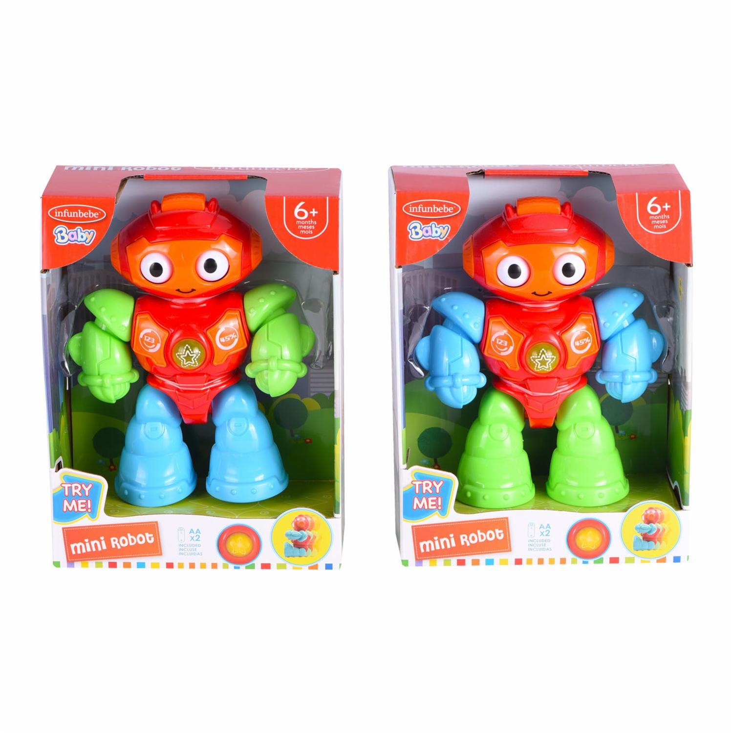 Mini Robot Compacto INFUNBEBE Colores Surtidos