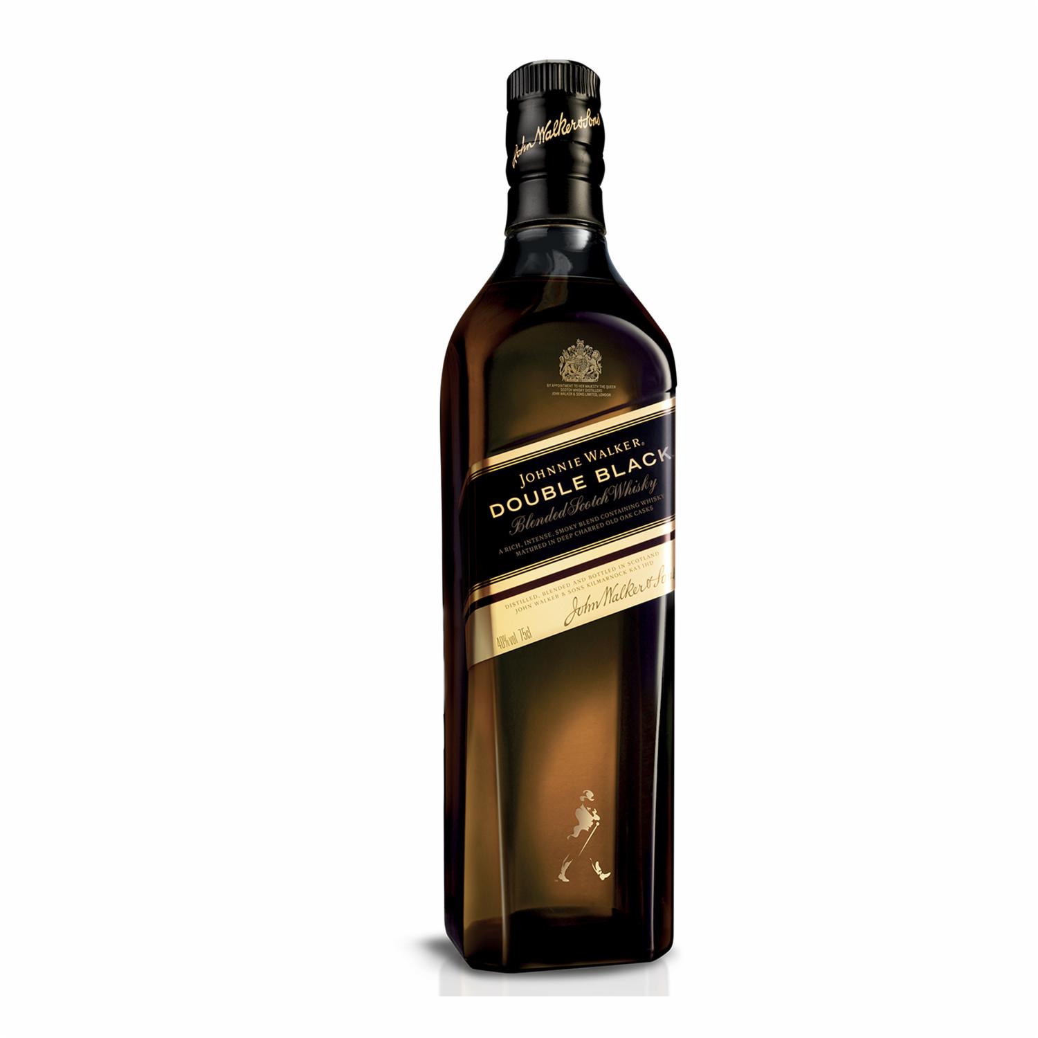 Whisky Double Black Botella Johnnie Walker 750 Ml