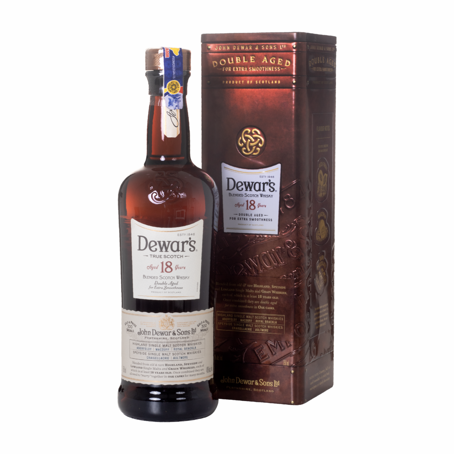 Whisky 18 Años Dewar’s 750 Ml