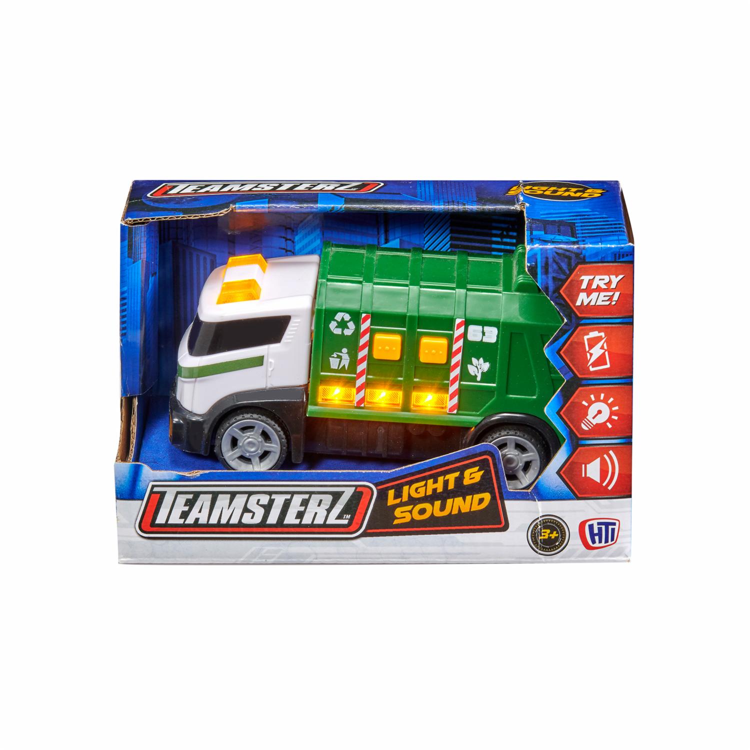Camión De Basura TEAMSTERZ Con Luz Y Sonido