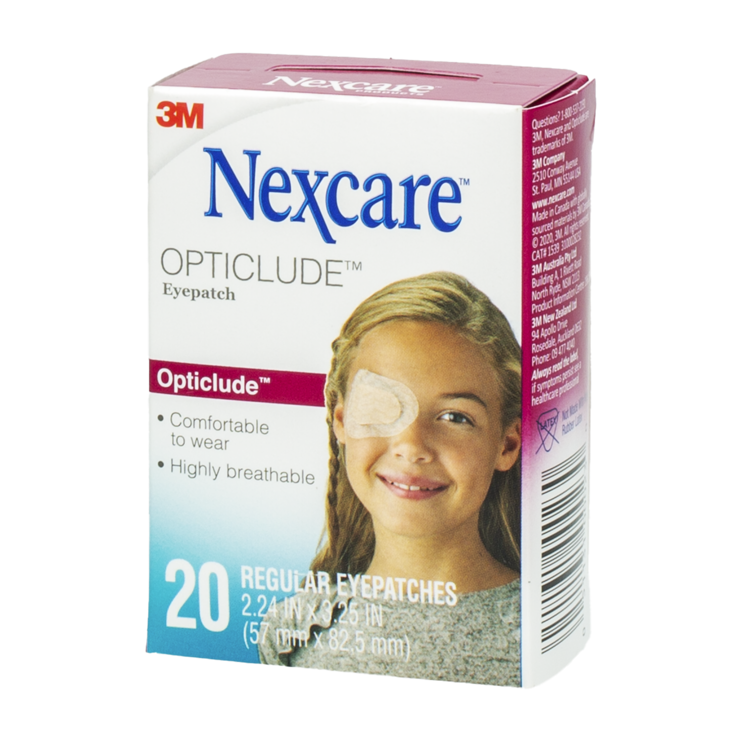 Parche Ocular Orticlude NEXCARE X 20 Uds