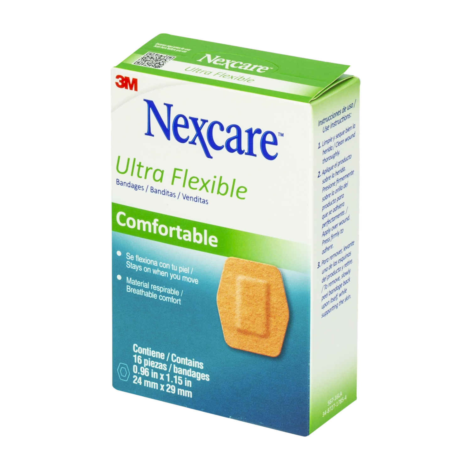 Banditas Ultra Flexibles NEXCARE X 16 Uds